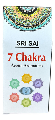 Aceite Aromatico 7 Chakra Relajacion Meditacion Yoga