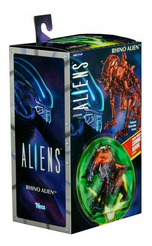 Aliens 7  Scale Ultimate Rhino Alien (kenner Tribute)