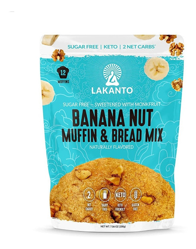 Lakanto Banana Nut Muffin & Bread Mix 200 G