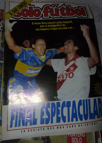 Revista Solo Futbol Final Espectacular 1992