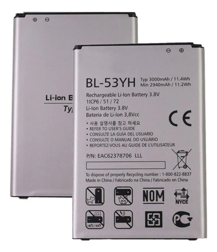 Bateria Bl-53yh Para LG G3 Bl-53yh Con Garantia