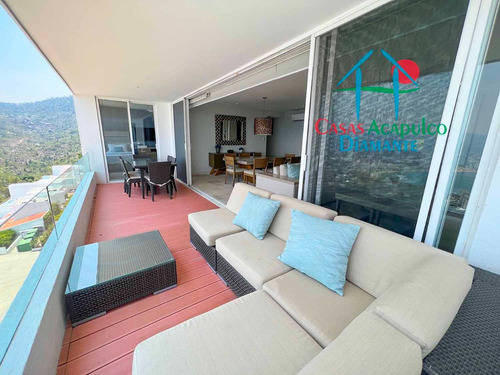 Cad Brisas Diamante T6 189. Dos Terrazas Y Vista Espectacular A La Bahía De Acapulco