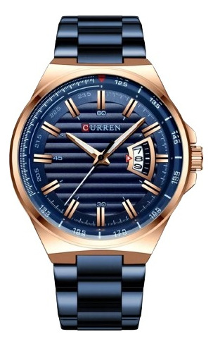 Reloj Para Hombre Curren 8375 Kred012003 Azul