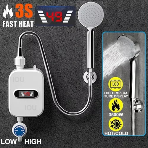 Para Ww E Calentador De Agua Eléctrico De Ducha Instantánea