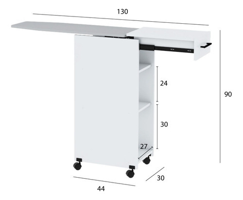 Mueble Centro De Planchado Plegable Tabla Planchar