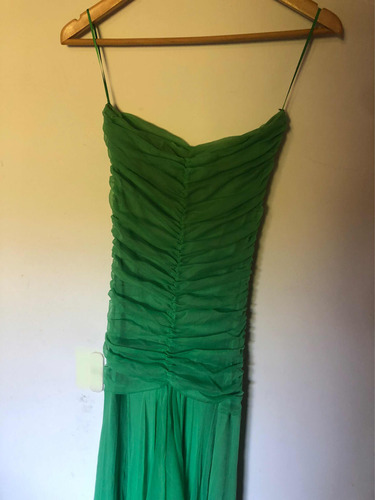 Vestido Largo  De Fiesta Verde