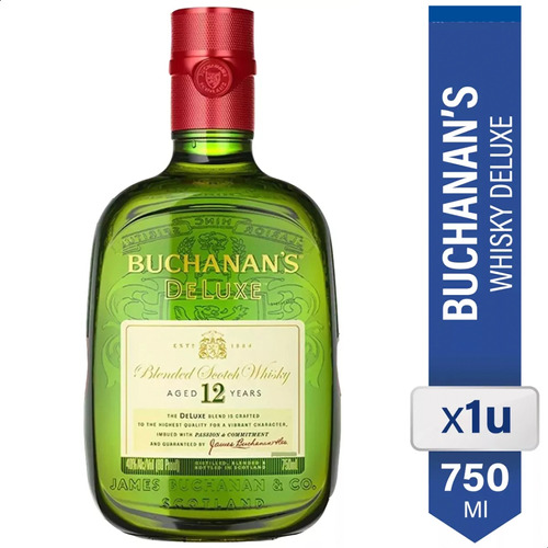 Whisky Buchanans Deluxe 750ml Whiskey Escoces Bebidas