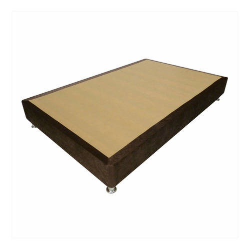 Base Cama 120 X 190 En Microfibra - Cama Semidoble - Entera