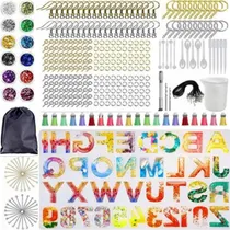 Comprar -diy Molde De Letras De Resina De Silicona Diy Llavero Diy 3