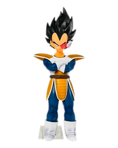 Figura Príncipe Vegeta 25cm Cola Rastreador Dragon Ball Z