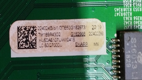 Main Sharp Rsag7.820.7918/roh, Mod.lc-50q7000u (Usado)