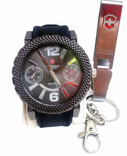 Doble Combo Victorinox: Reloj Y Llavero Multiclip