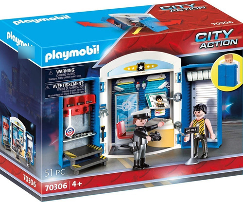Playmobil City Action 70306 - Play Box Cofre De Policia - Pr
