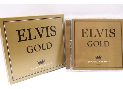 Cd Elvis Elvis Gold (50 Original Hits) 2xcd Made In Uk
