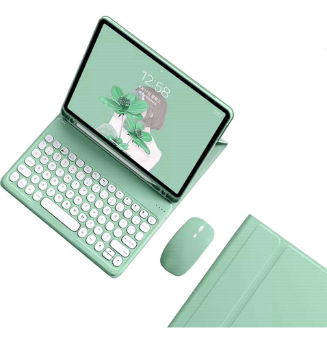 Funda De Teclado Para Galaxy Tab A9+ De 11 Pulgadas Con Tecl