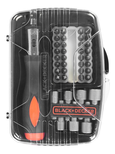 Kit De Parafusar Com 40 Peças Black+decker A7062-xj