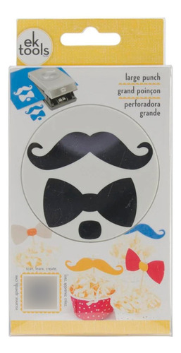 Ek Large Punch Troqueladora Dia De Padre Moño Y Bigote