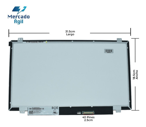 Pantalla Display 14.0 Slim 40p Hp 14-r002la 14-v140la