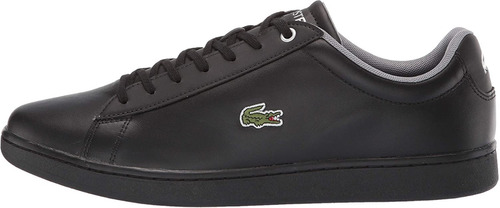 Tenis Lacoste Original Hydez Hombre Casual Comodo Negro 2