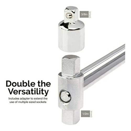 Tooluxe 03703l 3/8 And ½ Dual Drive Beam Style Torque