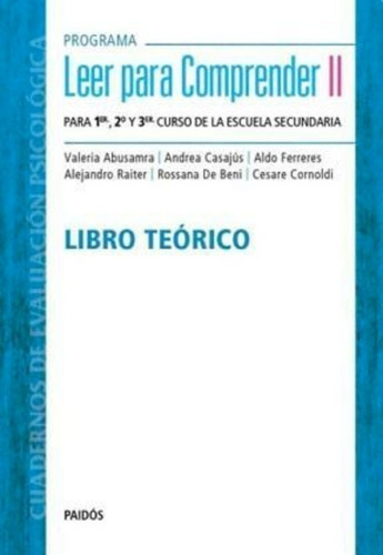 Programa Leer Para Comprender Ii Libro Teórico Abusamra