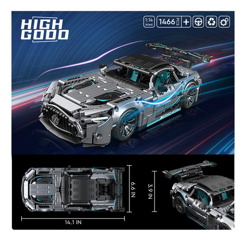 High Godo Conjunto De Construcción De Súper Coche Deportivo