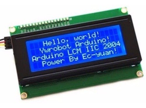 Pantalla Lcd 20*04 2004 Con I2c Para Arduino