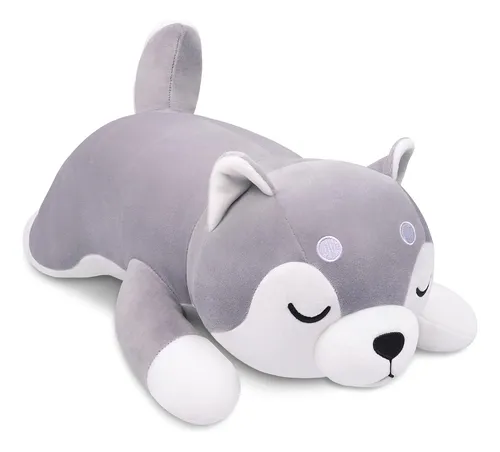 22'' Husky Stuffed Animal Plush Pillow, Huskies Anime Bod...