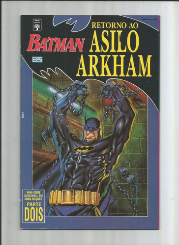 Batman N° 2 - Retorno Ao Asilo Arkham - 52 Páginas - Em Português - Editora Abril - Formato 17 X 26 - Capa Mole - 1994 - Bonellihq Cx440 H18