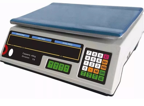 Balanza Electronica Digital 40 Kilos 220 Y Bateria