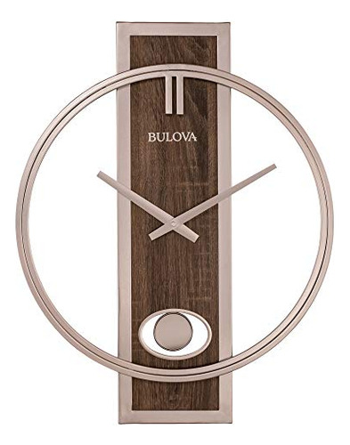 Reloj De Pared Bulova C4117 Phoenix, Champagne