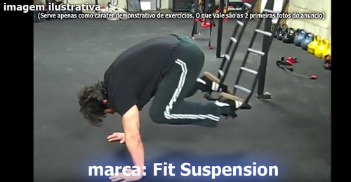 Imagem 7 de 10 de Escada De Suspensão Fit Suspension Tipo Trx Treino De Força