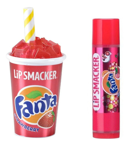Lip Smacker Fanta Strawberry Labial 2 Pack