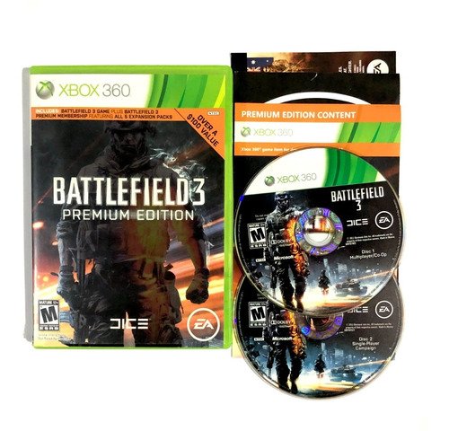 Battlefield 3 Premium Edition - Juego Original Para Xbox 360