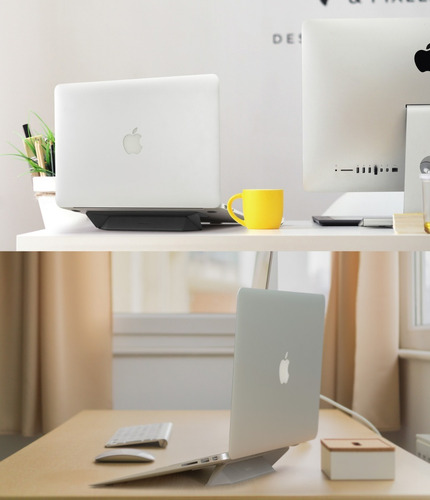 Imagen 4 de 9 de Apoya Macbook Notebook Slim Soporte Ringke Orig Para Laptop