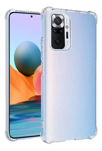 Funda Para Xiaomi Note 10 4g Transparente + Glass Vidrio 9d