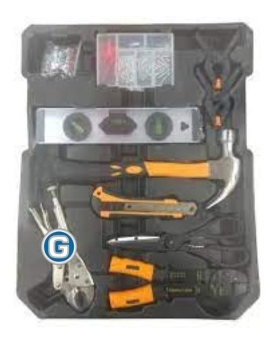 Maletín Portátil Set Herramientas Lusqtoff 245 Pz Juego Kit