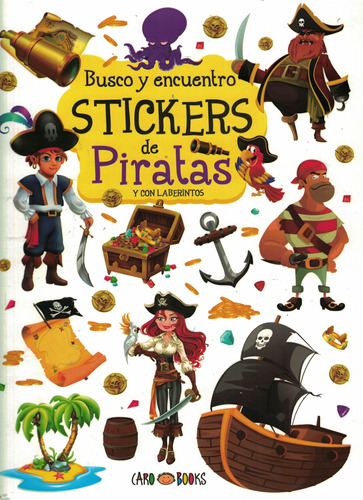 Busco Y Encuentro Stickers De Piratas - 2023