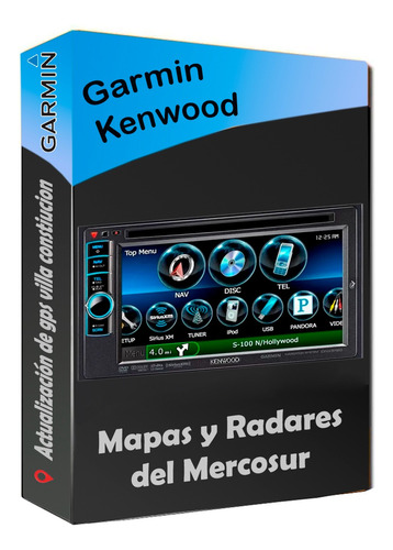 Actualización Gps Estereo Kenwood Mapas Garmin 