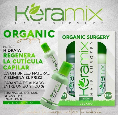 Alisado Organico Sin Formol Veg
