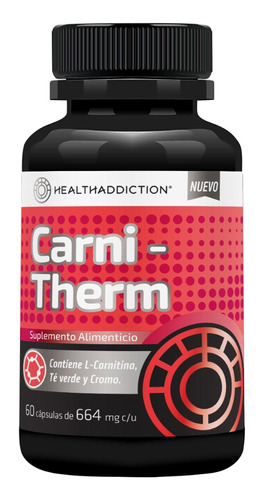 Quemador De Grasa Carnitherm Healthaddiction L-carnitina 