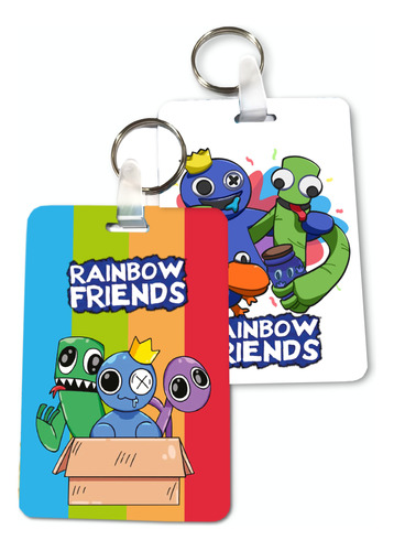 20 Identificadores P/ Mochilas Souvenirs Rainbow Friends