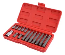 Comprar Kit Jogo De Ponteira Bits Torx 15pçs T20 A T55 Curto E Longo