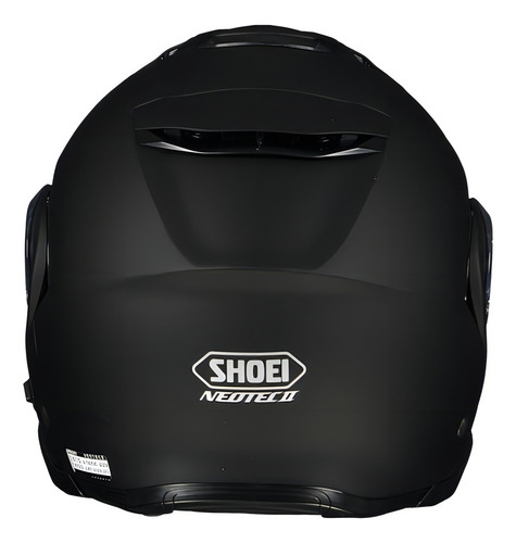 Shoei Neotec 2, negro mate, el mejor casco retráctil, color negro mate, talla 55-56 S