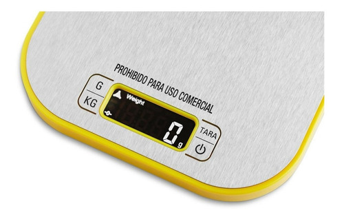 Imagen 2 de 7 de Balanza de cocina digital Yelmo BL-7001 peso máximo 3kg
