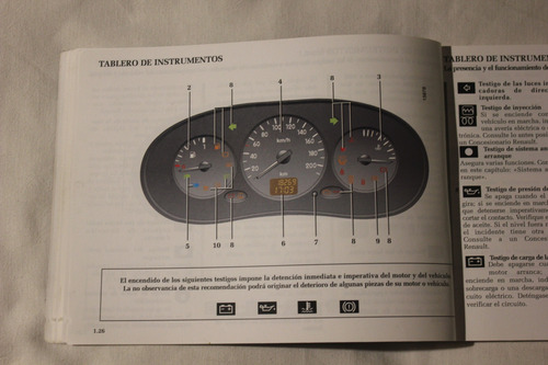Renault Clio 2002 Manual De Instrucciones (Usado)