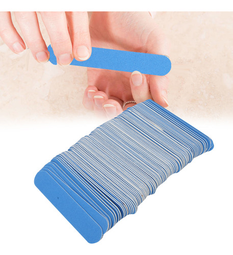 Lima De Uñas, 100 Unidades, Pulidora, Lijadora De Doble Cara