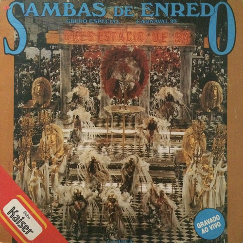 Sambas De Enredo 93 Carnaval De Brasil Lp En Buen Estado  !