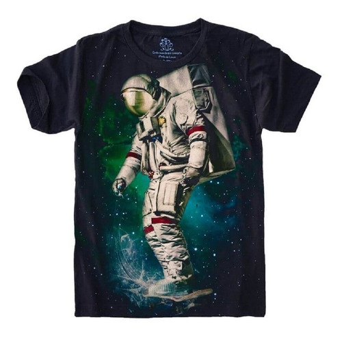 Camiseta Frete Grátis Plus Size Astronauta