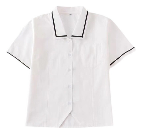 Uniforme De Escuela Secundaria Estudiantes Camisas Blancas E